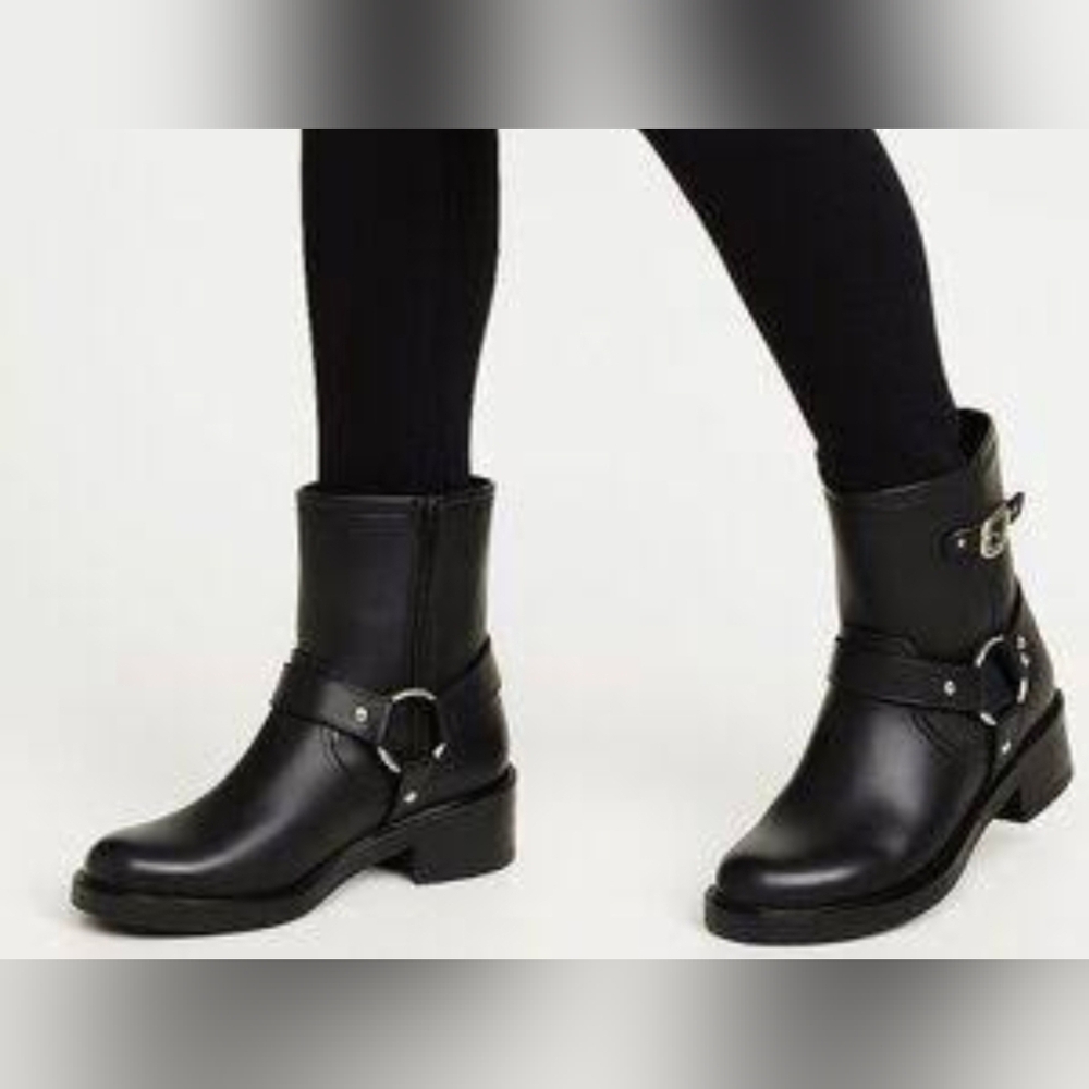 Universal Thread Women's Connor Harness Buckle Ankle Boots